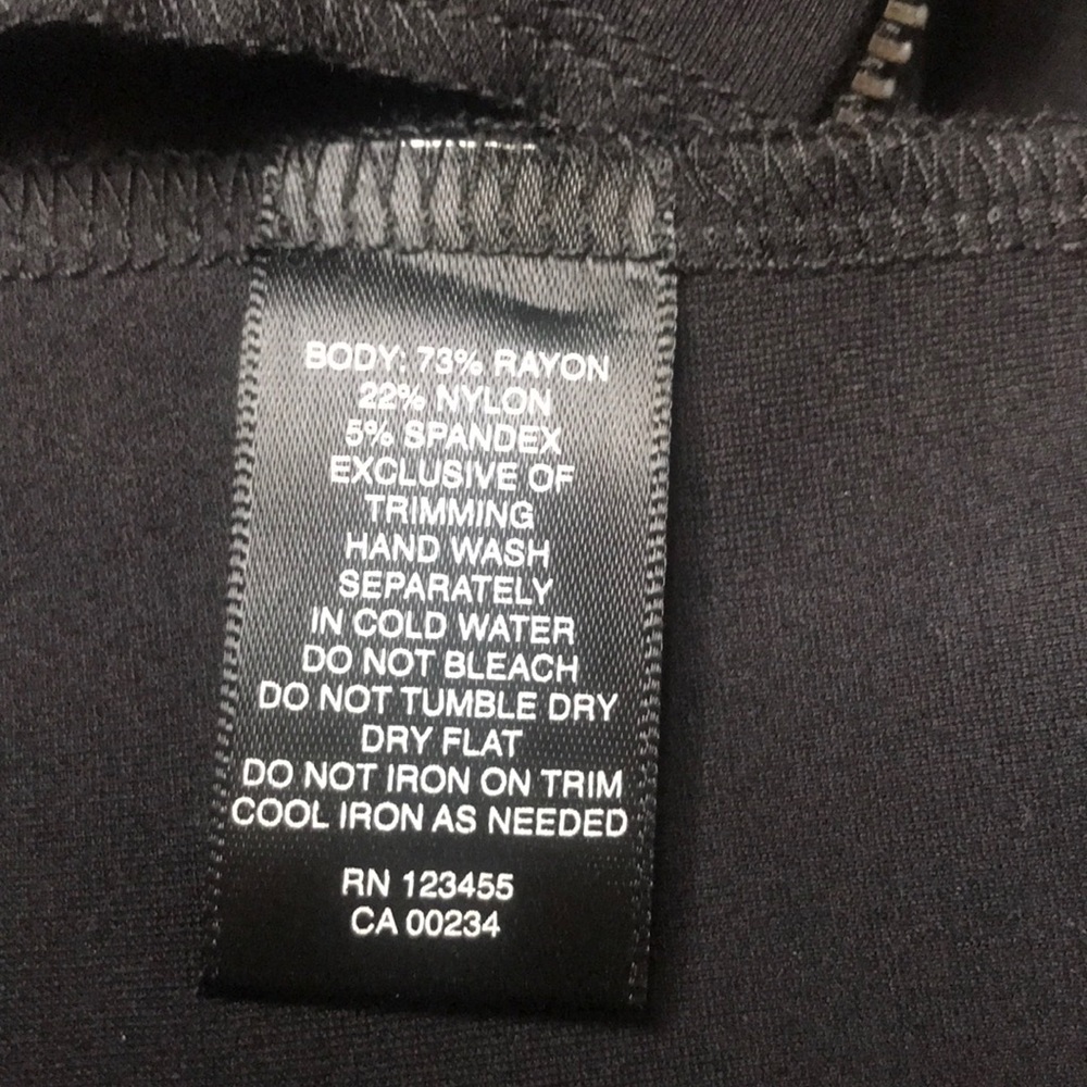 Design Lab LORD & TAYLOR Black Mini dress | Size S - Picture 7 of 8